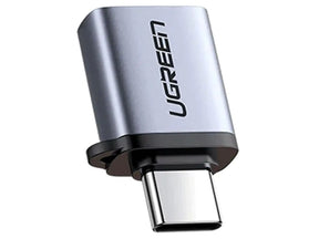UGREEN Type C Male to USB 3.0 A Female Adapter Cable Lanyard 5Gbps High Speed Data Transfer PC Laptop MacBook Space Gray 50283 Ugreen