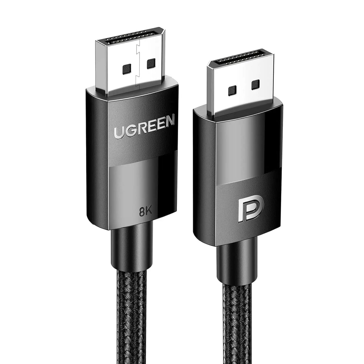 UGREEN 3M DisplayPort 1.4 Cable Nylon Braided 8K@60Hz 4K@144Hz 1080P@240Hz 32.4Gbps HDR Gaming Monitor Laptop PC TV 80393