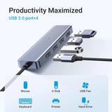 UGREEN 4-Port USB Type C Hub to USB 3.0 Adapter Micro USB Power MacBook Pro iMac Samsung Galaxy Note Dell XPS (70336)