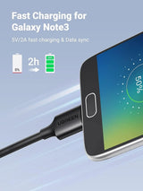 UGREEN USB 3.0 Micro B Cable 0.5M 5Gbps Gold Plated External Hard Drive Galaxy S5 Note 3 Camera (10840)