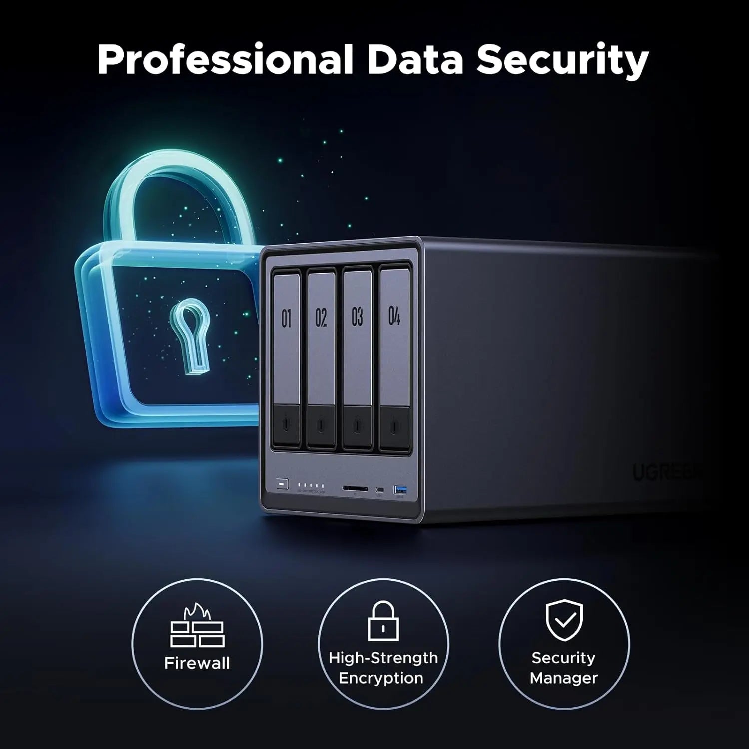 UGREEN 4-Bay Desktop NAS - Powerful and Flexible Storage – Ugreen