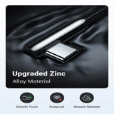 UGREEN USB A 2.0 to USB C Cable 1M Right Angle 90 Degree Braided Zinc Alloy Samsung Galaxy S10 S9 Note 9 Switch (70413)