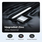 UGREEN 1m USB A 2.0 Right Angle  90 Degree Male to Usb C Male Braided Cable with Zinc Alloy Shell Compatible for Samsung Galaxy S10 S10e S9 Plus Note 9 8, LG G8 G7 V40 V20 V30, Moto Z Z3, Nintendo Switch etc. (70413) - Ugreen India