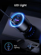 UGREEN 130W USB-C Car Charger PD 100W 30W Type-C Car Charging Adapter iPhone 15 Pro Max iPad MacBook Fast Charging 90413