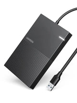 UGREEN 2.5 Inch External Hard Drive Enclosure 5Gbps USB 3.0 UASP Tool-Free 1.6FT Cable 7mm 9.5mm SATA SSD HDD (30719)