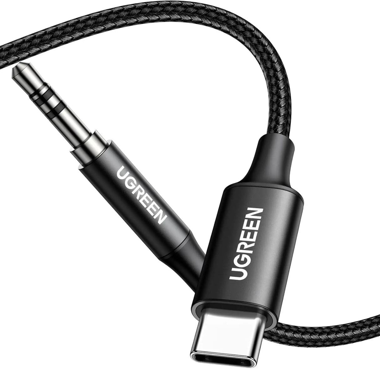 UGREEN 1M/3.3FT USB Type C to 3.5mm Audio Aux Cable, DAC Hi-Res 32bit/384kHz Car Audio TRS Headphone Lead Compatible with Galaxy S25 S24 iPhone 16 15 Pro Max Plus M3 Ultra iPad Air Pixel 9 (55734) Ugreen