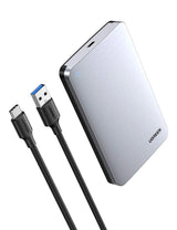UGREEN 2.5 Inch SATA External Hard Drive Enclosure USB 3.1 Gen 2 UASP Aluminum Tool-Free WD Seagate Samsung PS4 Xbox (70498)