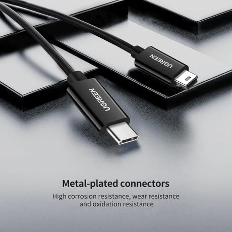 Ugreen 1M USB C to Mini USB Male to Male Cable for Digital Camera, MP3 Player and more Mini B USB Devices (50445) Ugreen India