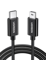 Ugreen 1M USB C to Mini USB Male to Male Cable for Digital Camera, MP3 Player and more Mini B USB Devices (50445) Ugreen India
