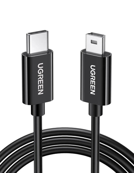 Ugreen 1M USB C to Mini USB Male to Male Cable for Digital Camera, MP3 Player and more Mini B USB Devices (50445) Ugreen India