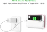 UGREEN Wall Mount Phone Holder – White | Adhesive Wall Charging Dock(30394)