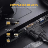 UGREEN 3M DVI-D 24+1 Dual Link Male to Male Digital Video Cable Gold Plated Ferrite Core 2560x1600 Gaming DVD Laptop HDTV 11607