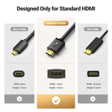 UGREEN HDMI Extension Cable 1M Male to Female 4K@60Hz 3D 1080P HDMI Extender Gold Plated High Speed ARC CEC (10141)