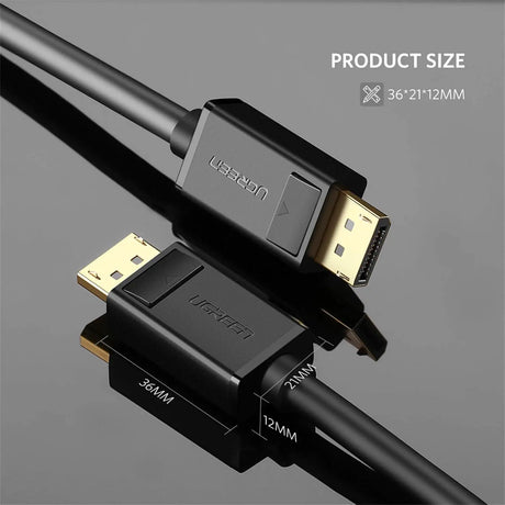 UGREEN 3M 4K@60Hz 1.2 Version Gold Plated DP to DisplayPort Cable Resolution (10212) Ugreen India