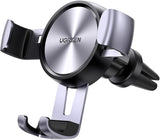 UGREEN Gravity Air Vent Auto Lock Car Phone Holder, Mobile Stand Adjustable Mount Super Stable Cradle Compatible with iPhone 13 Pro Max 12 11 XS XR 8 SE 3 Galaxy S21 FE S10 S9 A71 Huawei P40 Redmi 10(50564)