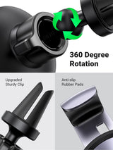 UGREEN Gravity Air Vent Auto Lock Car Phone Holder, Mobile Stand Adjustable Mount Super Stable Cradle Compatible with iPhone 13 Pro Max 12 11 XS XR 8 SE 3 Galaxy S21 FE S10 S9 A71 Huawei P40 Redmi 10(50564)