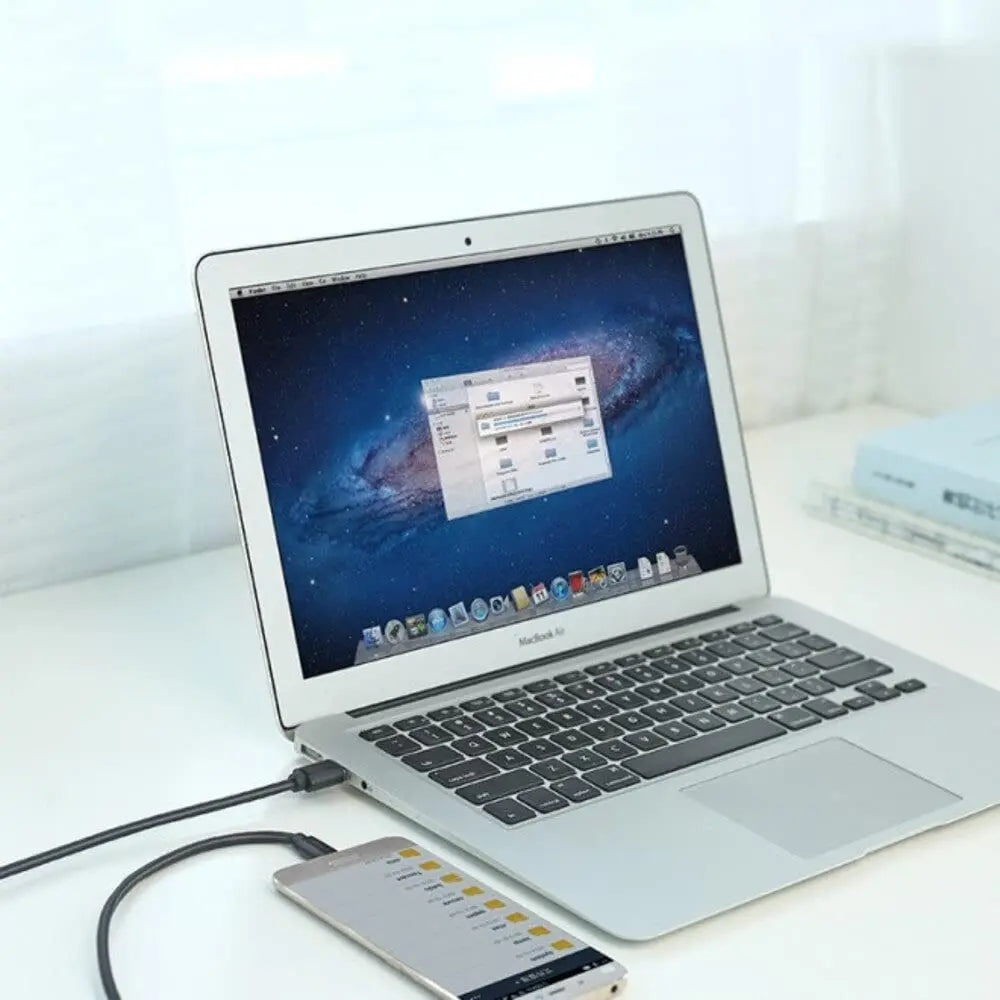 UGREEN 2M USB 3.0 A मेल टू टाइप C मेल केबल निकेल प्लेटिंग चार्जिंग एडाप्टर, स्मार्टफ़ोन के लिए (20884)
