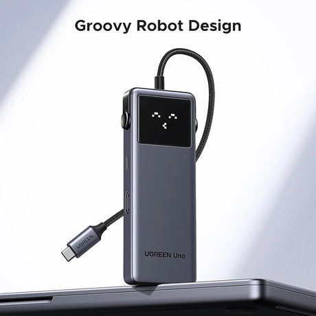 UGREEN Uno 6 In 1 USB-C Hub with 10Gbps 2*USB-C & 2*USB-A Data Ports, 1*PD, 1*4K@60Hz HDMI for MacBook Pro/Air, iPad Pro, Surface, XPS, Thinkpad and More (35998) - Ugreen India