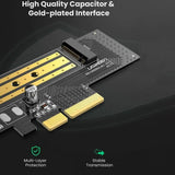 UGREEN M.2 NVMe to PCIe 3.0 x4 Adapter Card Internal SSD Converter 2230 2242 2260 2280 Desktop PC Expansion 70504