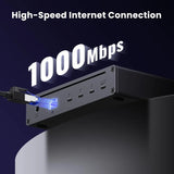 UGREEN Revodok Max 208 Thunderbolt 4 Dock, 8-in-1 40Gbps Thunderbolt 4 Hub with 3 x Thunderbolt 4 Dual 4K@60Hz or Single 8K Display, 85W Charging, Gigabit Ethernet, 3 x USB A 3.2 for MacBook Laptops (25053) - Ugreen India