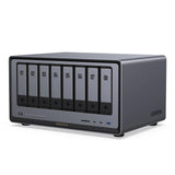 UGREEN NASync DXP8800 Plus 8-Bay Desktop ,Diskless, Intel i5 1235u 10-Core CPU, 2 * 10GbE, 128GB SSD, 8x SATA, 2x M.2 NVMe Slots, 10GbE, 8K HDMI, Thunderbolt 4 (35126) Ugreen