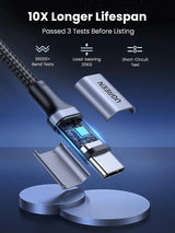 UGREEN USB-C to USB-C Cable 1M 100W PD Aluminum Case MacBook Pro Huawei Matebook iPad Pro Chromebook Samsung Note (70427)