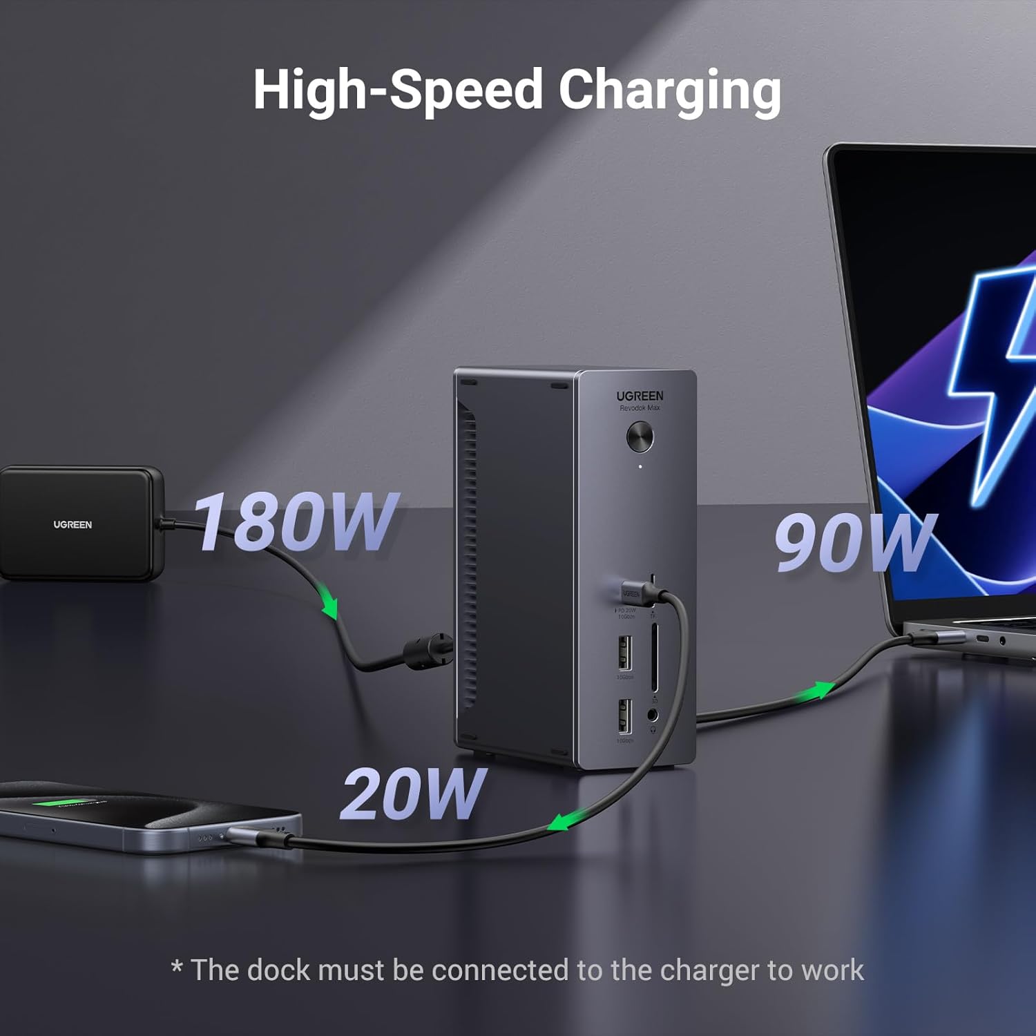 未使用品UGREEN Revodok 13-in-1 Thunderbolt 5 UGREEN Revodok Max 13-in-1 Dockingstation | UGREEN DE