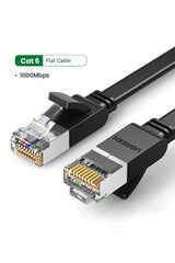 UGREEN 8M Cat 6 U/UTP Lan Flat Cable, Black (50177)