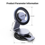 UGREEN for MagSafe Car Mount 360° Rotation, 2025 Upgraded Flexible Arm, Magnetic Phone Holder for Dashboard, Windscreen, Compatible with iPhone 16 Pro Max, and MagSafe Case(45577)