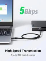 UGREEN USB 3.0 Micro B Cable 0.5M 5Gbps Gold Plated External Hard Drive Galaxy S5 Note 3 Camera (10840)