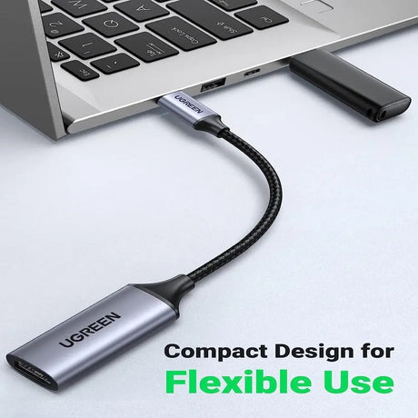 UGREEN USB C 3.1 Male to HDMI 2.0 Female Adapter Cable Support 4K@60Hz, Thunderbolt Compatible for iPad Pro,MacBook Pro/Air,Samsung S10/S9/S8/Note 10/Tab S6,Surface Pro 7,Huawei P30,HP X360,Dell,Lenovo etc. (70444) - Ugreen India