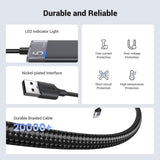 UGREEN 4-Port USB 3.2 HUB 5Gbps Data Transmission with LED Indicator USB C Power Supply for PC, Laptop, Flash Drive, Mobile HDD, Windows (15548)