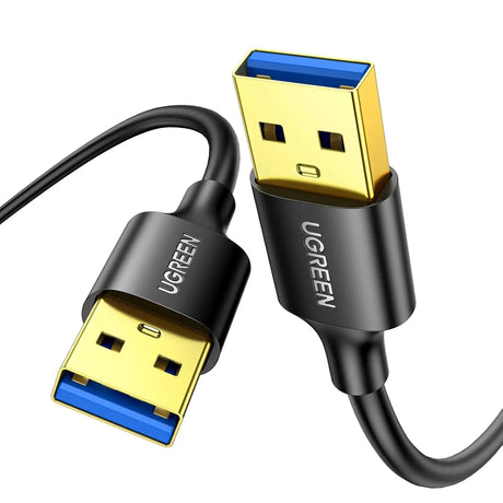 UGREEN 2M USB 3.0 Male to Male Cable, 5Gbps, Nylon Durable, Compatible with Hard Drive, Cooling Fan/pad, Camera, DVD Player, TV, Flash Light, Hub, Monitor, Speaker, and More (10371) Ugreen India
