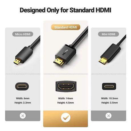 UGREEN 3m HDMI 2.0 Male To Female Extension Cable 4K@60Hz Compatible for Nintendo Switch Xbox One S 360 PS5 PS4 Roku TV Stick Blu Ray Player Google Chromecast Wii U HDTV Laptop PC (10145) - Ugreen India