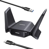UGREEN CM995 BE6500 Wi-Fi 7 USB Adapter – Tri-Band 6GHz, MLO & WPA3 (65813)