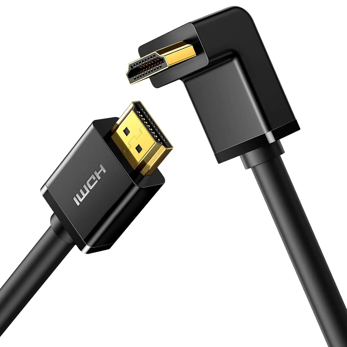 UGREEN HDMI Cable 2M High Speed Ethernet 90 Degree Right Angle Male to Male 4K 60Hz UHD HDR TV Monitor PS5 Xbox (10173)