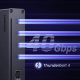 UGREEN Revodok Max 208 Thunderbolt 4 Dock, 8-in-1 40Gbps Thunderbolt 4 Hub with 3 x Thunderbolt 4 Dual 4K@60Hz or Single 8K Display, 85W Charging, Gigabit Ethernet, 3 x USB A 3.2 for MacBook Laptops (25053) - Ugreen India