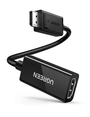 UGREEN 25cm DisplayPort to HDMI Converter Cable 4K 60Hz Video Adapter Computer Monitor Projector HDTV Display 70694 Ugreen