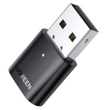 UGREEN USB Bluetooth Adapter for PC Bluetooth 5.0 Dongle USB2.0 EDR Receiver Mini Size Wireless Transfer Support Windows 10/8.1/8/7/XP Compatible with Desktop Laptop Mouse Keyboard Printer Speaker PS5 (80889)