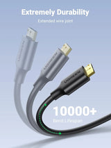 UGREEN USB 3.0 Micro B Cable 0.5M 5Gbps Gold Plated External Hard Drive Galaxy S5 Note 3 Camera (10840)
