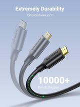 UGREEN 10841 1m USB 3.0 A to micro-B cable, 5Gbps, extremely durable, 10000+ bends