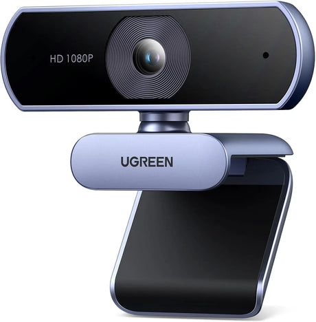 UGREEN USB Webcam, FHD 1080P/30fps For PC Webcam with Microphone, Clear Stereo Audio, Auto Light Correction, 85° View Web Cam for Live Streaming, Video Calling, Studying, Conferences etc. (15728) - Ugreen India