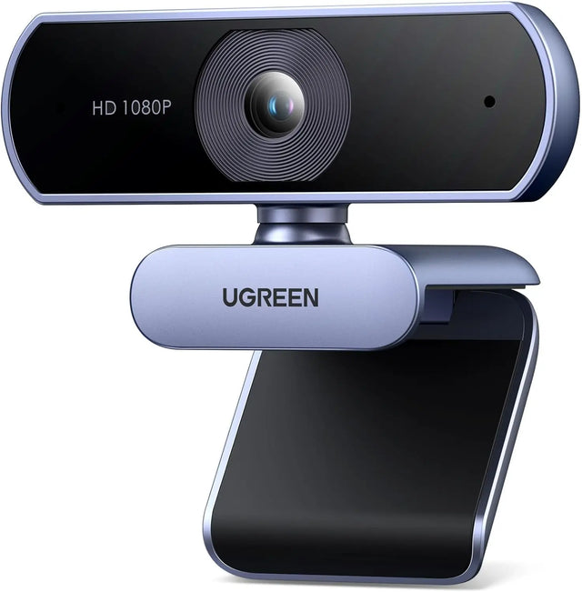 UGREEN USB Webcam, FHD 1080P/30fps For PC Webcam with Microphone, Clear Stereo Audio, Auto Light Correction, 85° View Web Cam for Live Streaming, Video Calling, Studying, Conferences etc. (15728) - Ugreen India