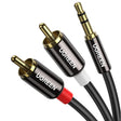 UGREEN 10749 1m 3.5mm to 2RCA stereo audio cable 