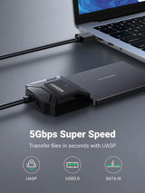UGREEN 20611 USB 3.0 to SATA adapter 5Gbps super speed with UASP