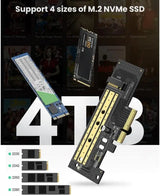 UGREEN M.2 NVMe to PCIe 3.0 x4 Adapter Card Internal SSD Converter 2230 2242 2260 2280 Desktop PC Expansion 70504