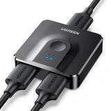 UGREEN 2 In 1 Out দ্বি-মুখী HDMI সুইচার 4K@60Hz HDMI স্প্লিটার