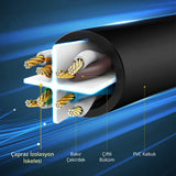 UGREEN 0.5M Cat 6 U/UTP Lan Cable, Black (20158)