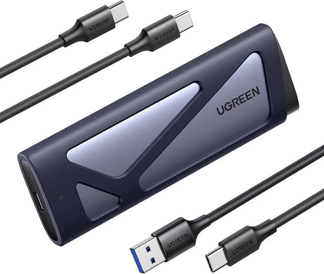 UGREEN M.2 NVMe SATA SSD Enclosure 10Gbps USB 3.2 Gen 2 to NVME PCI-E SATA M-Key/(B+M) Key Solid State Drive External Enclosure Support UASP Trim for 2230/2242 /2260/2280 SSDs (15813) Ugreen India