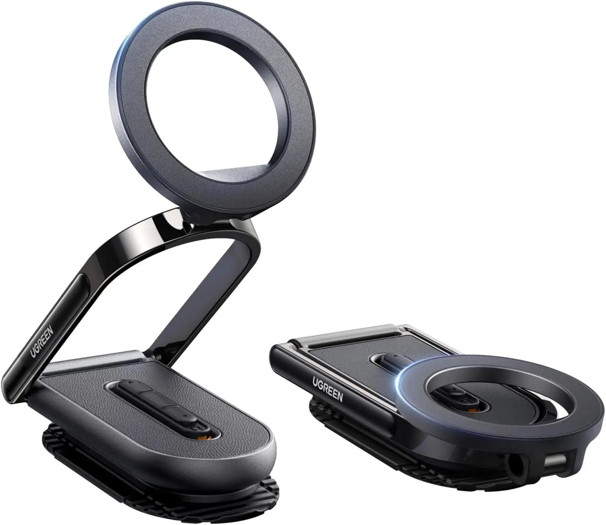 UGREEN for Magsafe Car Mount Dashboard 360° Rotation Magnetic Phone Holder Removable Design Car Cellphone Holder Compatible for iPhone 16 15 14 13 12 Series and MagSafe Case Strongest Magnet  (65186) Ugreen